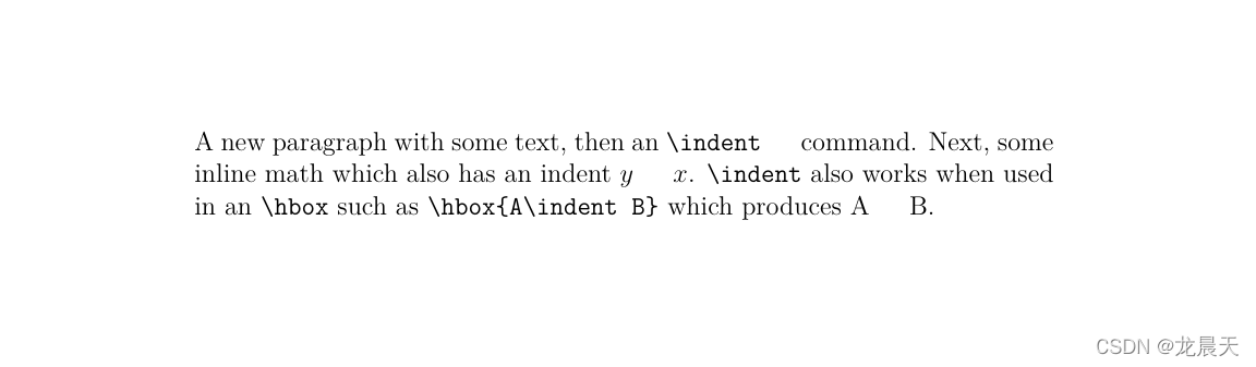 LaTeX 段落和换行