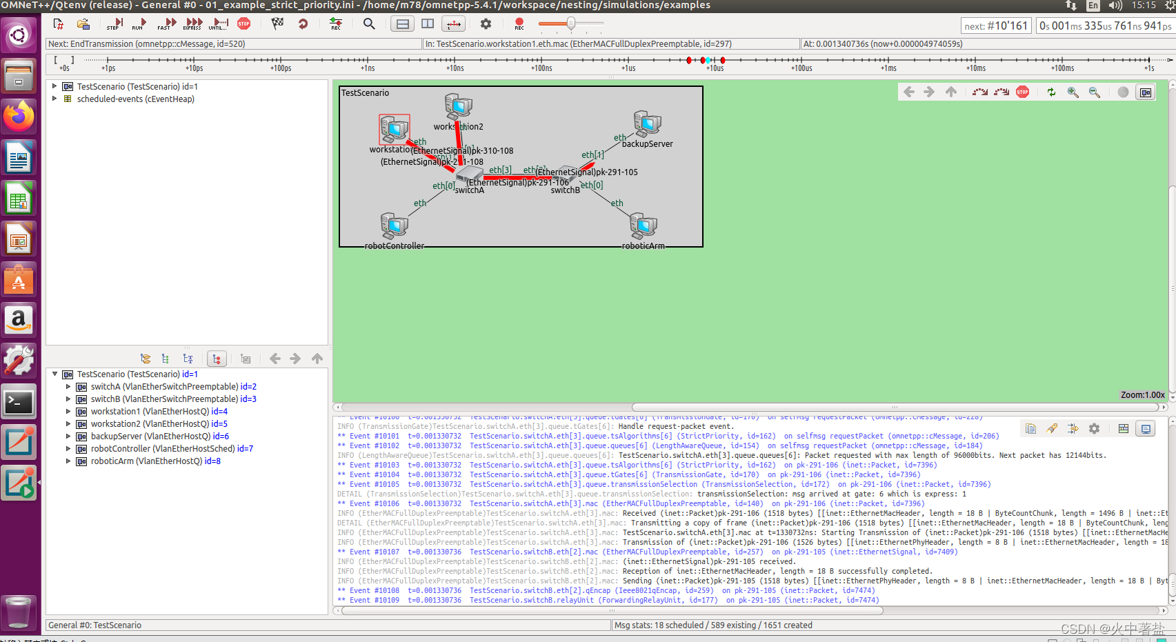 Ubuntu安装OMNet++与nesting进行仿真_omnet++ 运行nesting项目osg报错`osg::group ...