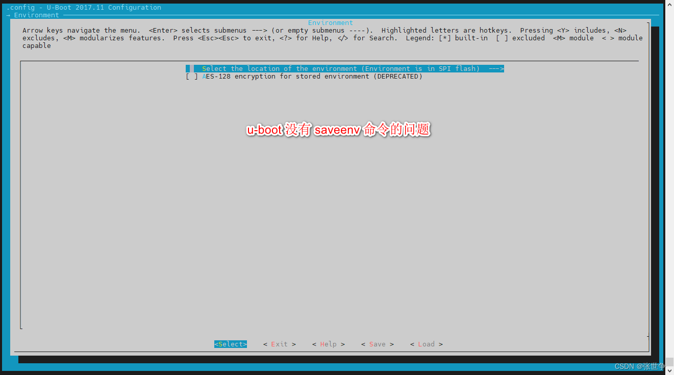 nuc980 uboot 2017.11 移植：env 保存位置选择问题