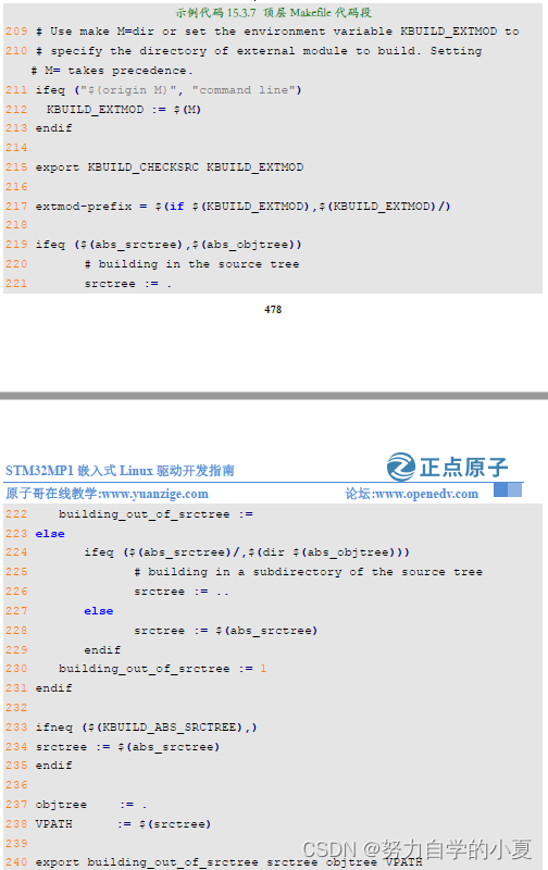 示例代码15.3.7 顶层Makefile代码段