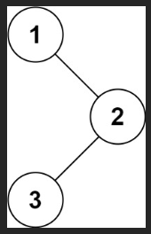 力扣：94. 二叉树的中序遍历（Python3）