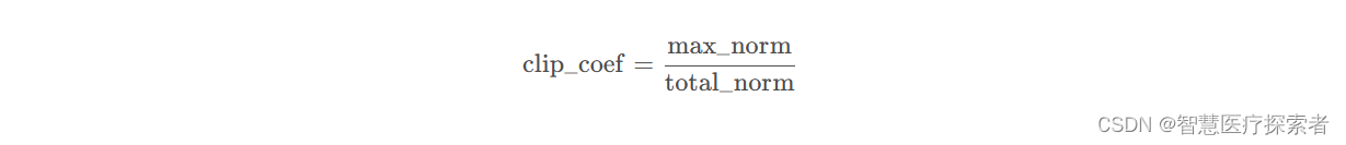 梯度裁剪：torch.nn.utils.clip_grad_norm_详解