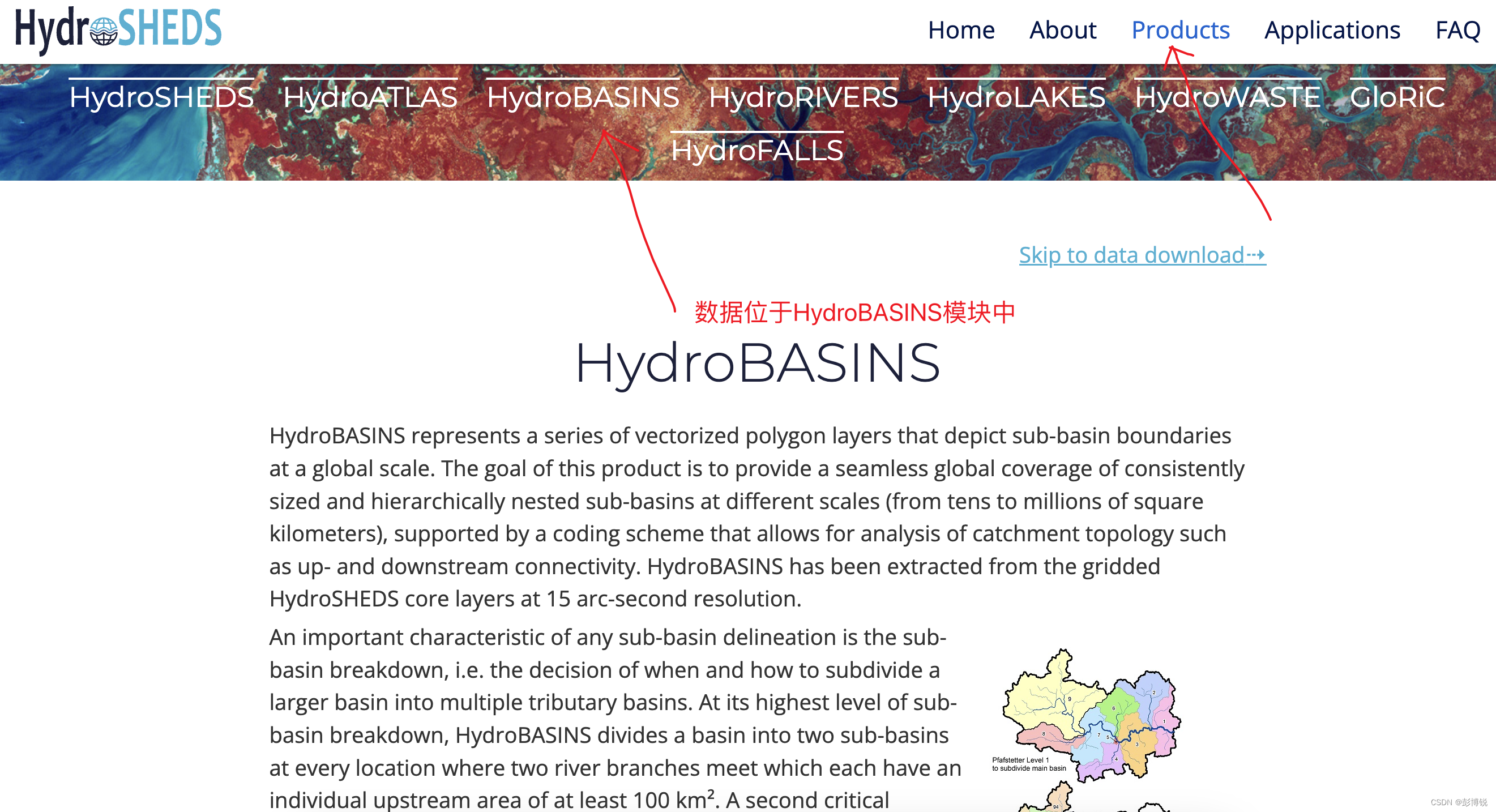 Hydrosheds流域边界数据-CSDN博客