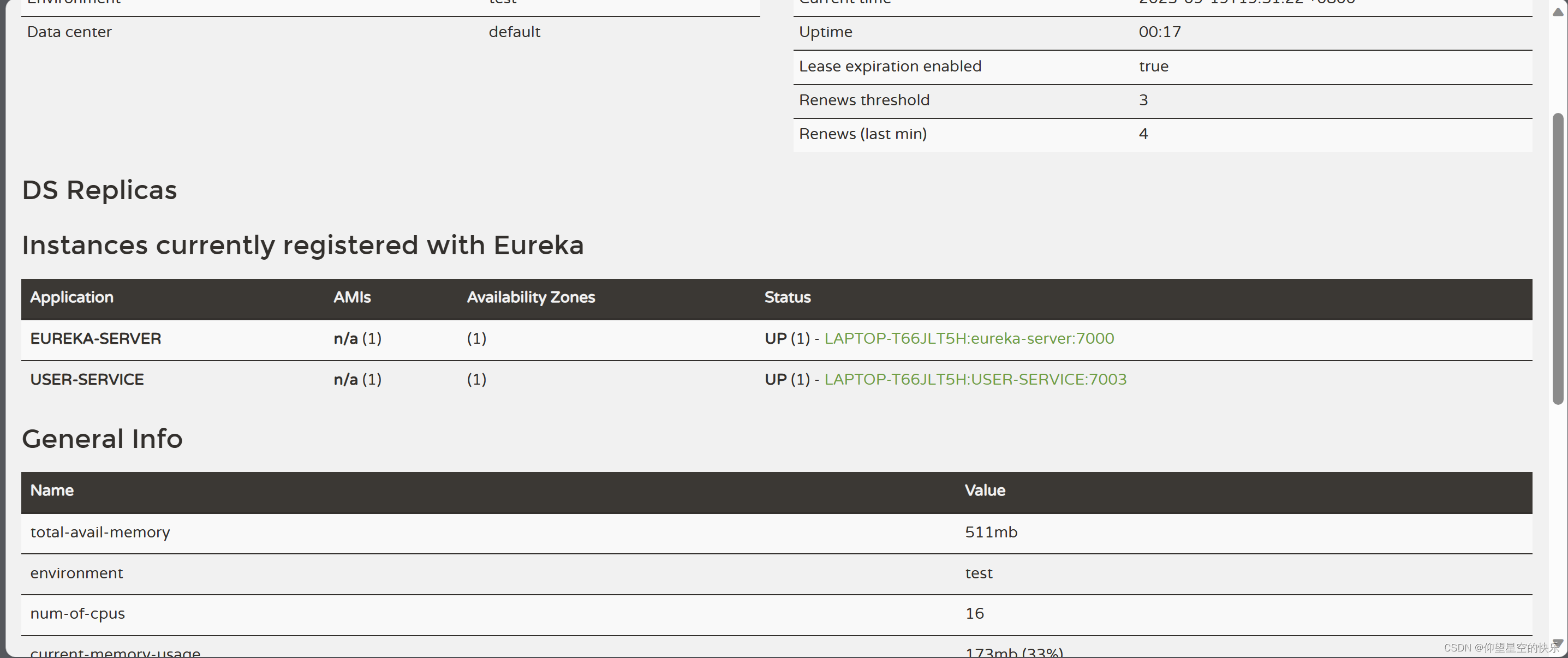 Eureka服务器注册