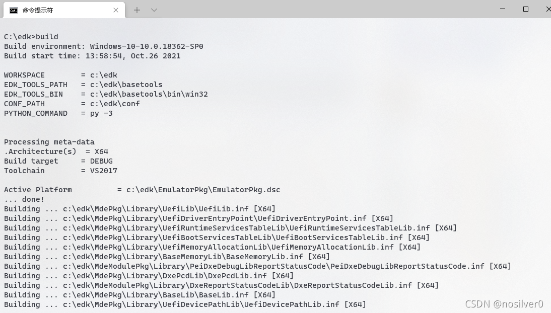 Edk2 Windows10搭建EDK2环境_88edk.c o m-CSDN博客
