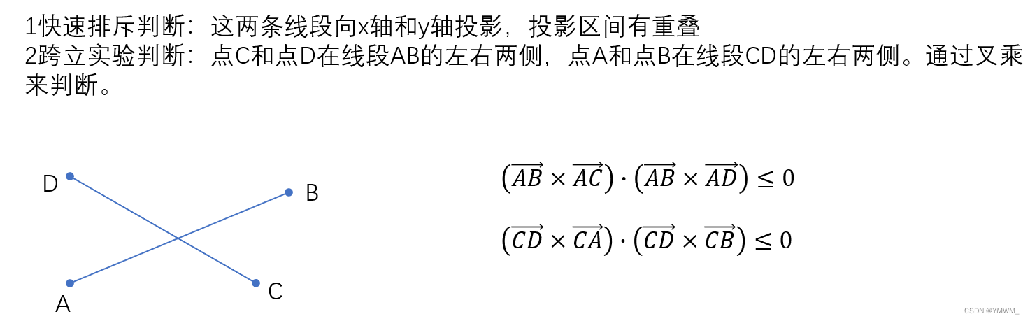 判断两线段相交算法-CSDN博客