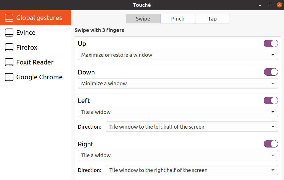 【Ubuntu使用手记】配置触控板手势_touchegg配置CSDN博客