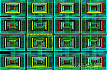双极型晶体管阵列版图