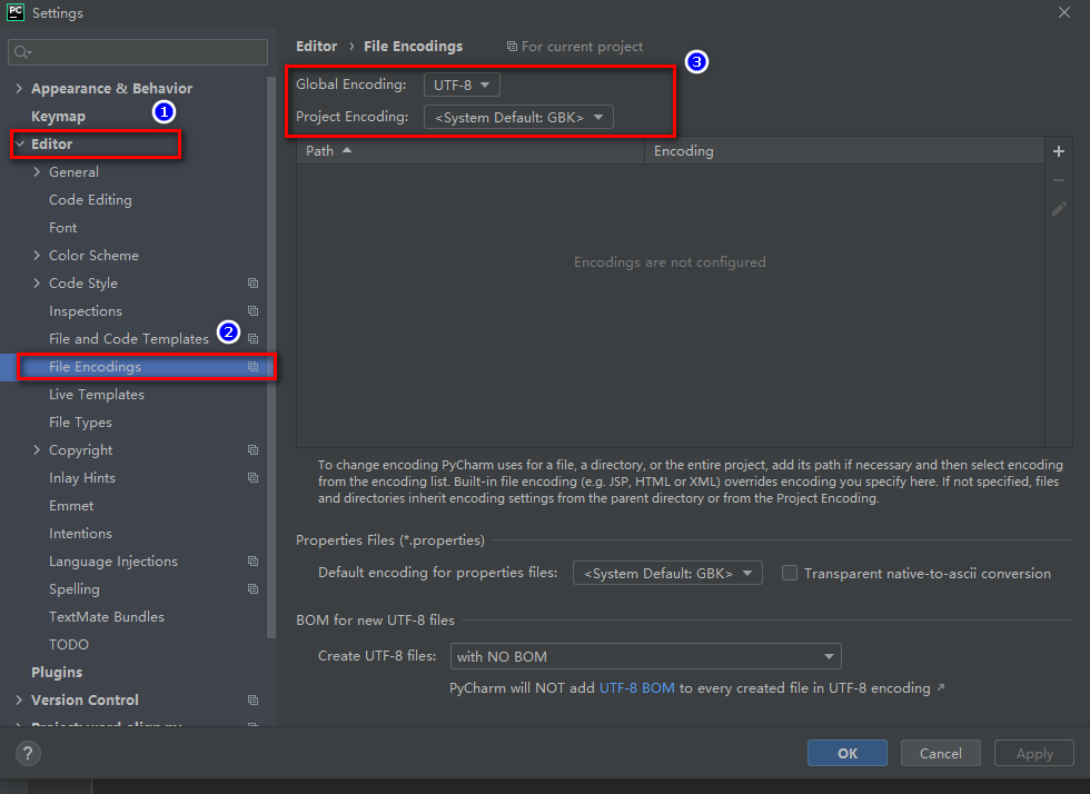 Pycharm 在项目界面右击找不到file Encodings-CSDN博客