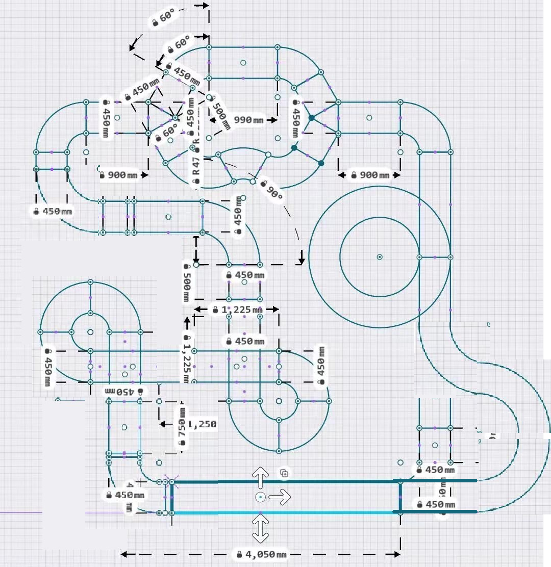 ▲ 图1.2 修改后的循环赛道