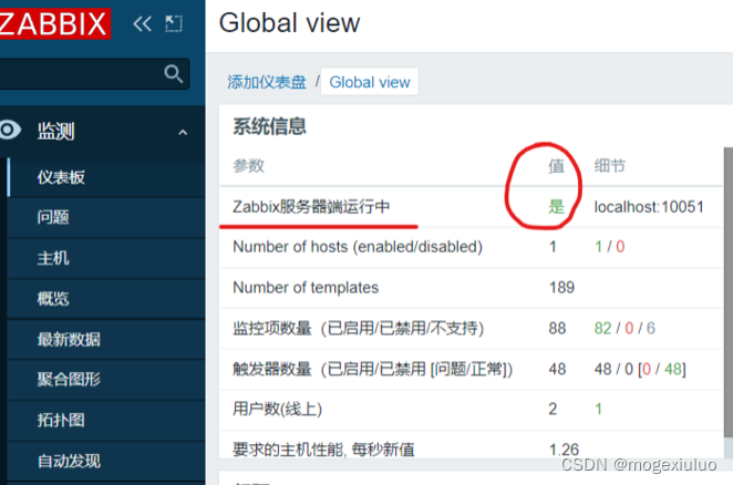 openEuler-linux下部署zabbix-超级详细