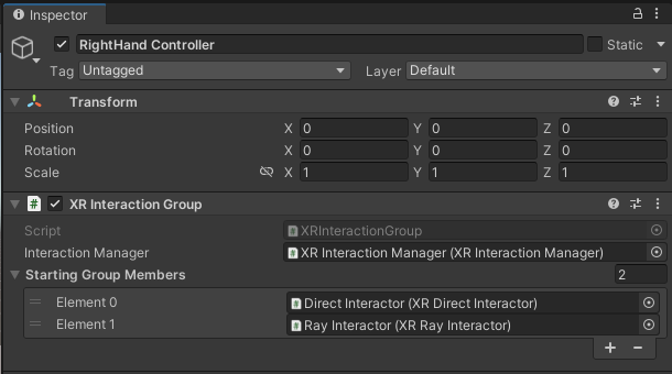 Unity之OpenXR+XR Interaction Toolkit实现 抓取物体