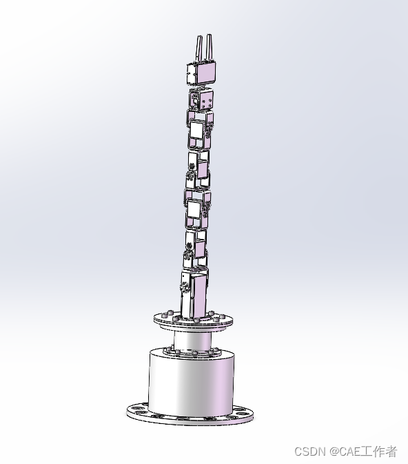 【机器臂学习】蛇形机械手（七自由度)D-H建模、正运动学分析与轨迹规划的图1
