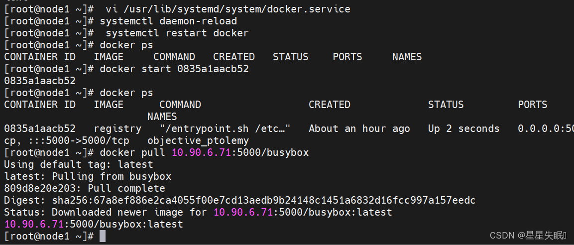 搭建Docker私有仓库