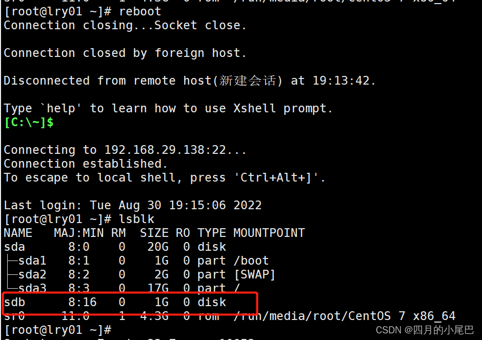 Linux13 分区与文件系统/目录之间的关系 查看挂载情况lsblk -f 分区fdisk 实现挂载卸载 Mount Umount 磁盘情况 ...