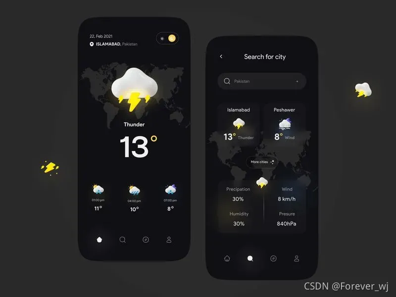 Weather app by Amjad