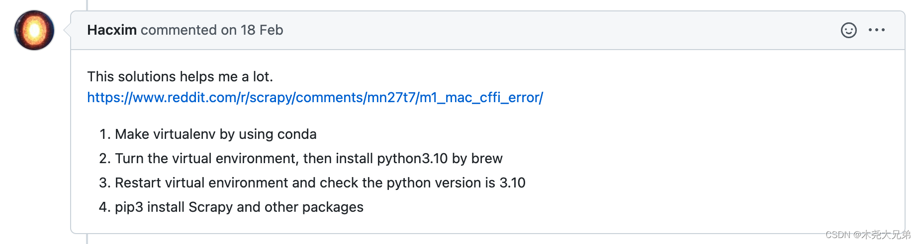 M1 Mac 安装和使用homebrew 解决scrapy 运行时openssl的问题 木尧大兄弟的博客 Csdn博客 M1 Mac 安装和使用homebrew 解决scrapy 运行时openssl的问题 木尧大兄弟的博客 Csdn博客