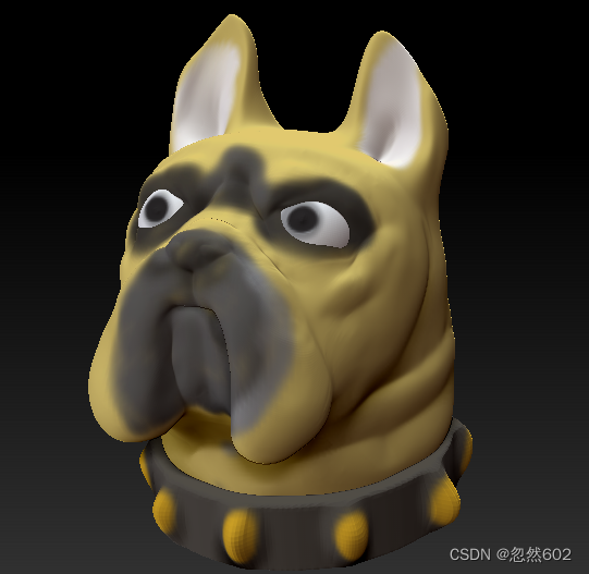 zbrush雕刻的一个狗头_zbrush狗头-csdn博客