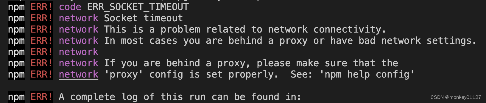 npm-err-code-err-socket-timeout-npm-err-network-socket-timeout-monkey01127-csdn