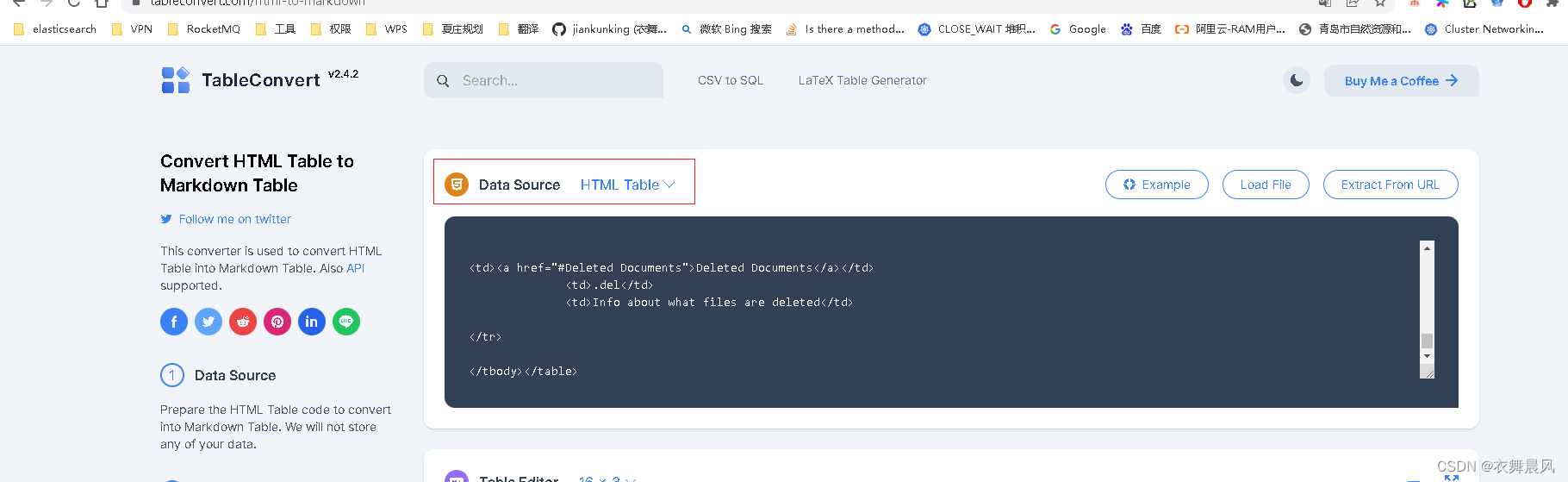 HTML table表格转换为Markdown table表格_tab分隔的文本转为markdown格式-CSDN博客
