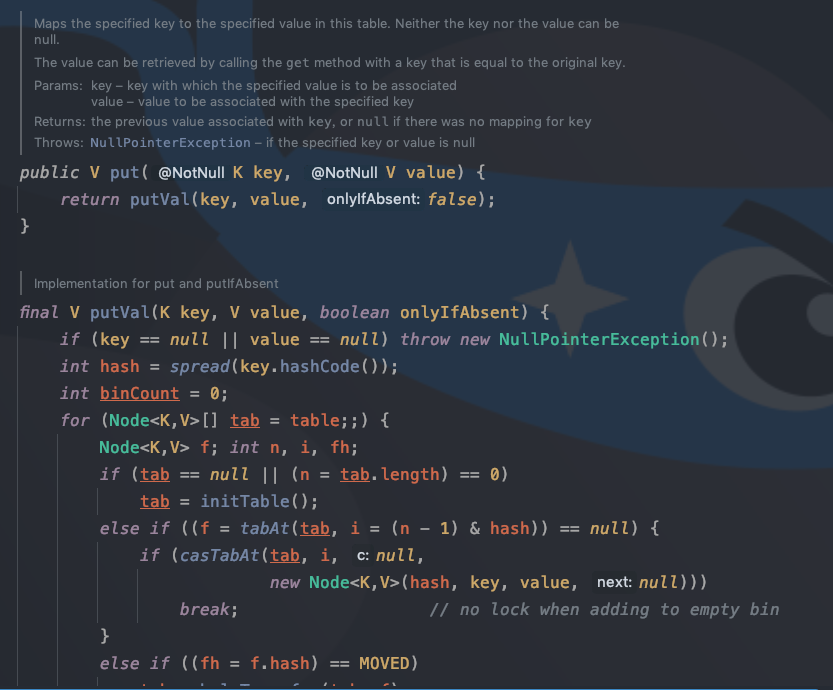 Java concurrent programming concurrenthashmap (1.7 segment lock and 1