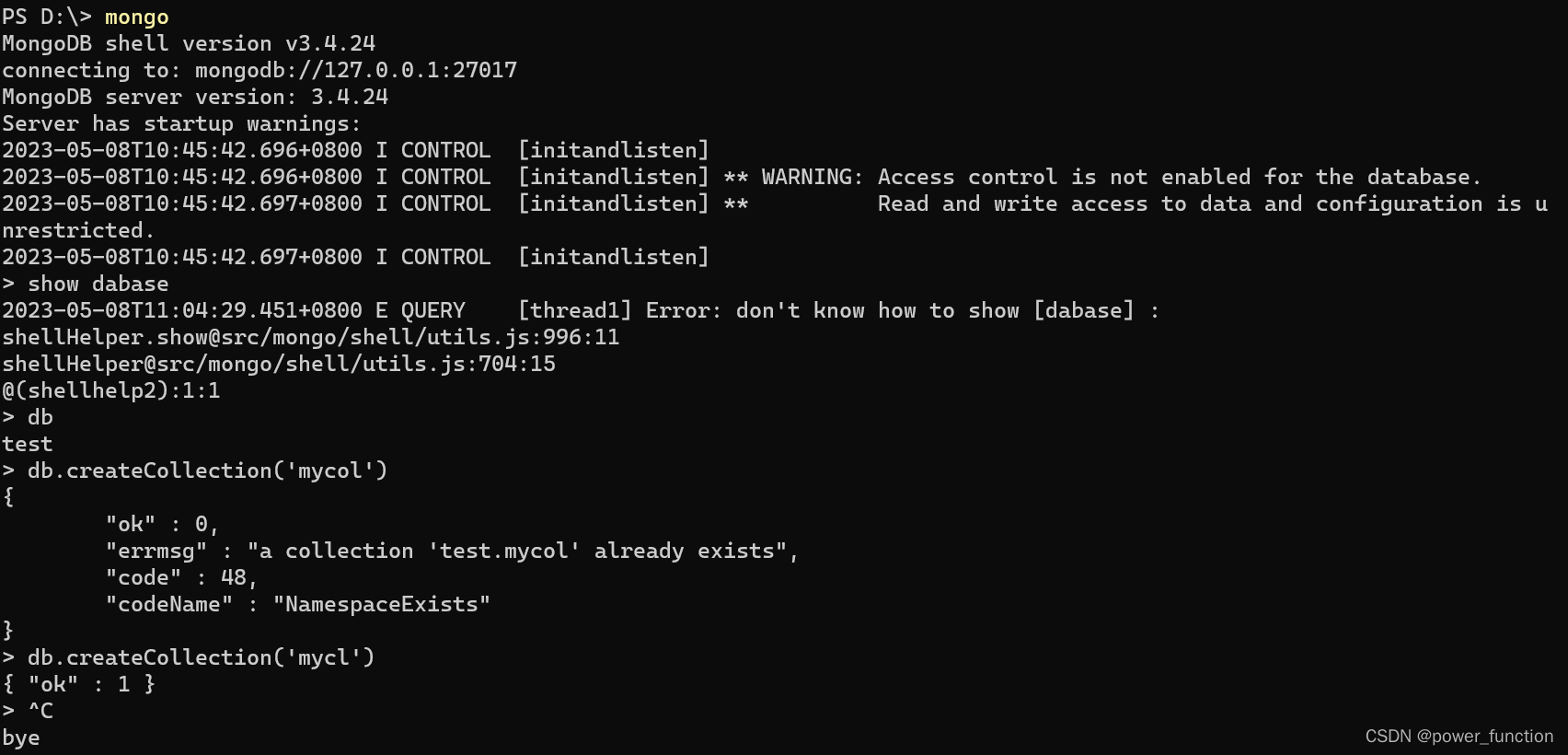 MongoDB Connection Refused Troubleshooting ECONNREFUSED 127017 in Nodejs - MOngoDB_[thread1] failed to connect to 127.0.0.1:27017, in-CSDN