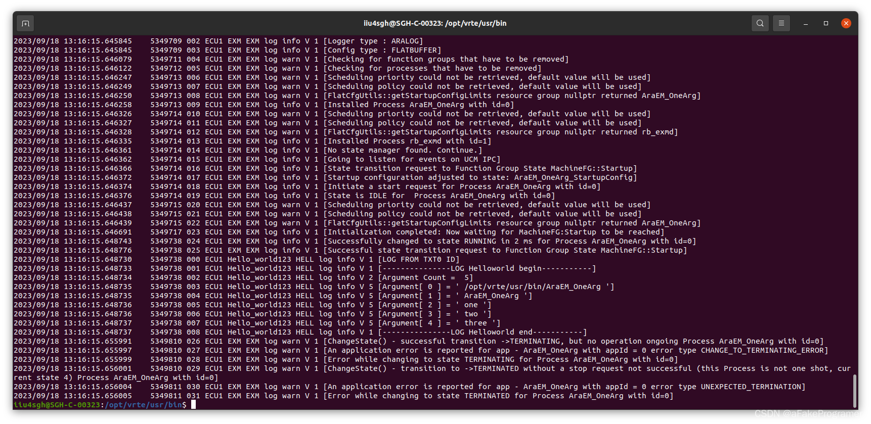 如何把VRTE的应用程序在Ubuntu上跑起来？