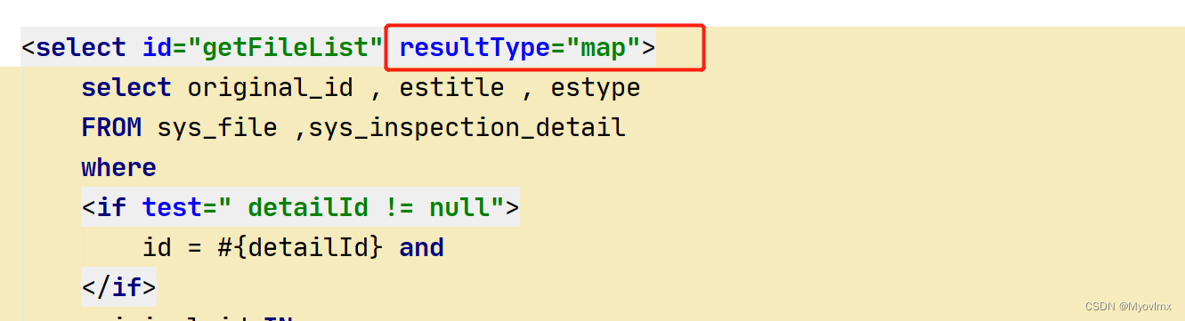 resultType和parameterType的基本使用和区别