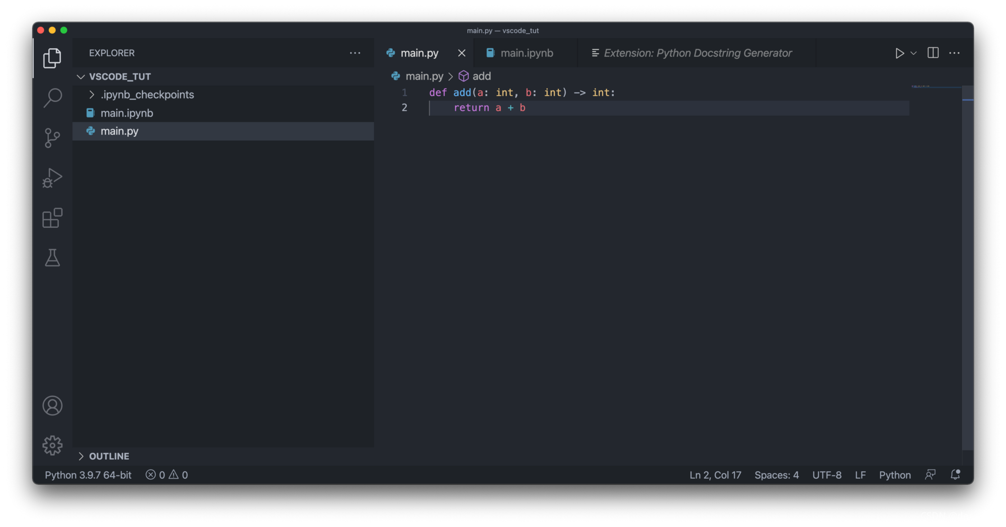 VScode配置用于数据科学开发的Python环境和3个必须的插件介绍_vscode写python要什么插件-CSDN博客