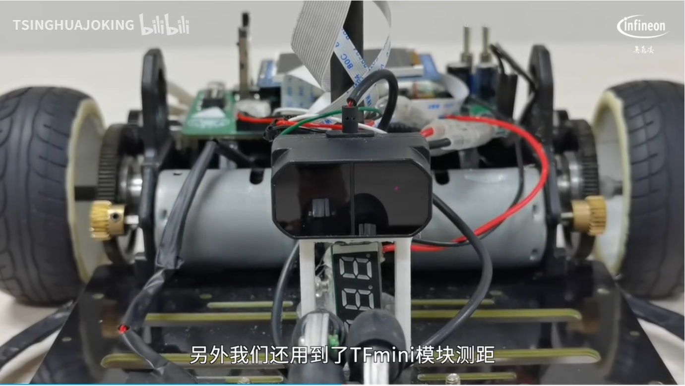▲ 图4.3 车模上的传感器