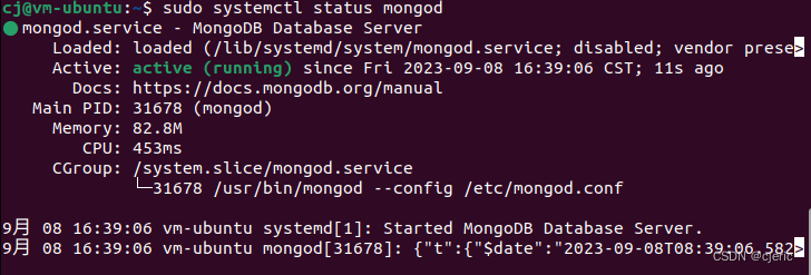 Ubuntu22.04 安装 MongoDB 7.0