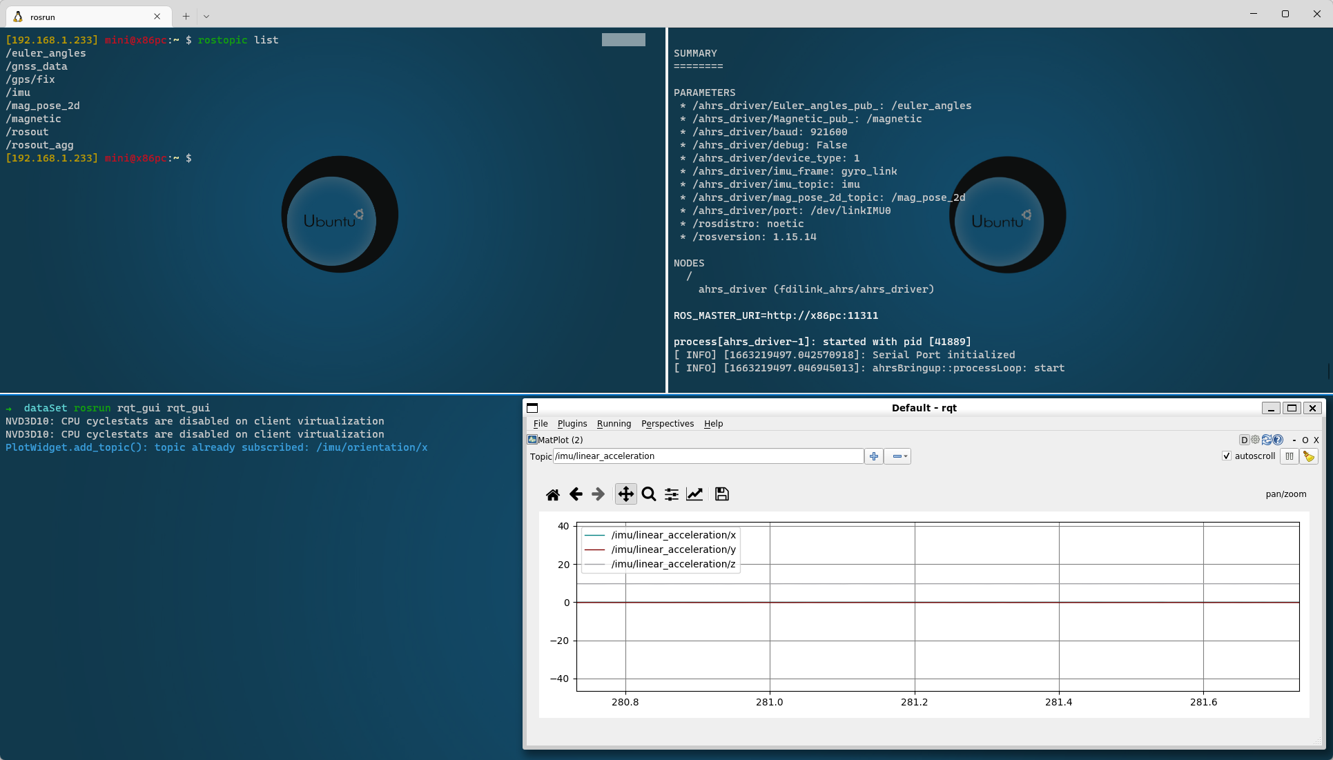 ROS多设备组网（WSL+miniPC+Nv Orin）