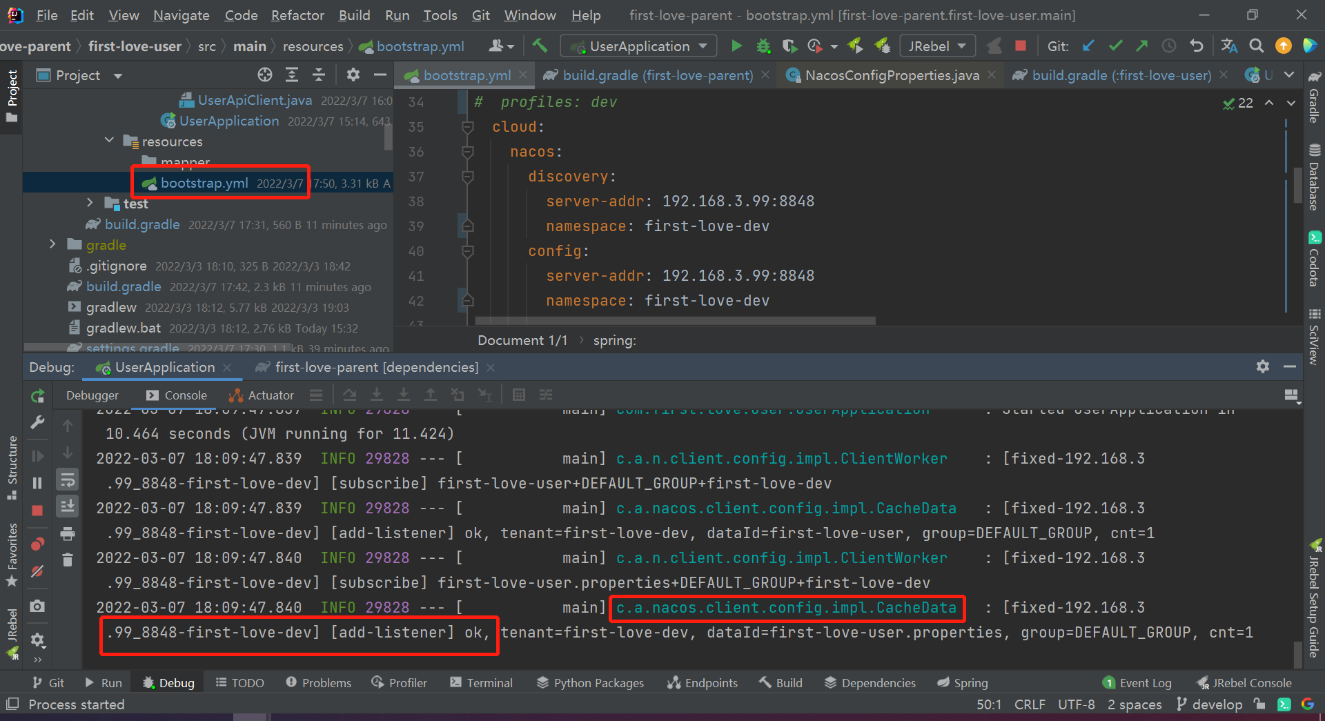 【springcloudalibaba nacosdiscovery nacosconfig 读不到配置】_找不到依赖项