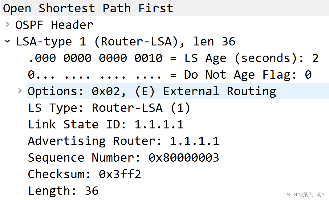 OSPF协议报文-LSU、LSAck报文