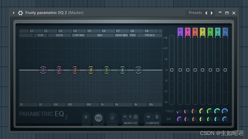 界面水果软件自带eq效果器:equo,fruity parametric eq2–二者原理