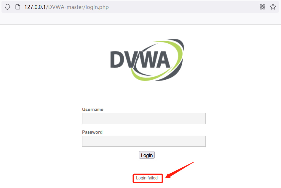 DVWA 登陆失败(login fail)_dvwa login failed-CSDN博客