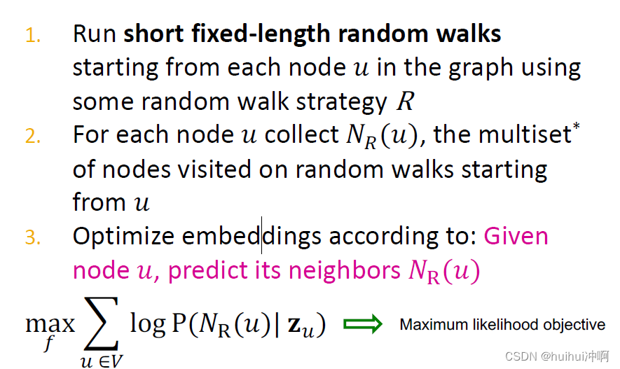 CS224W 3.2 Random Walk Approaches for Node Embeddings_cs224w random ...