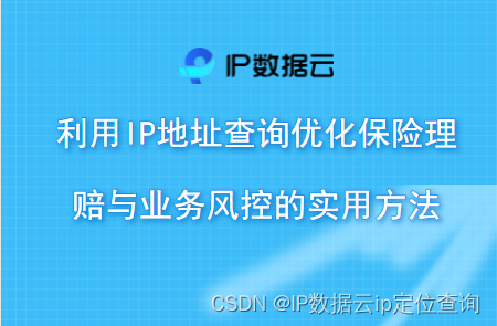 利用IP地址查询优化保险理赔与业务风控的实用方法