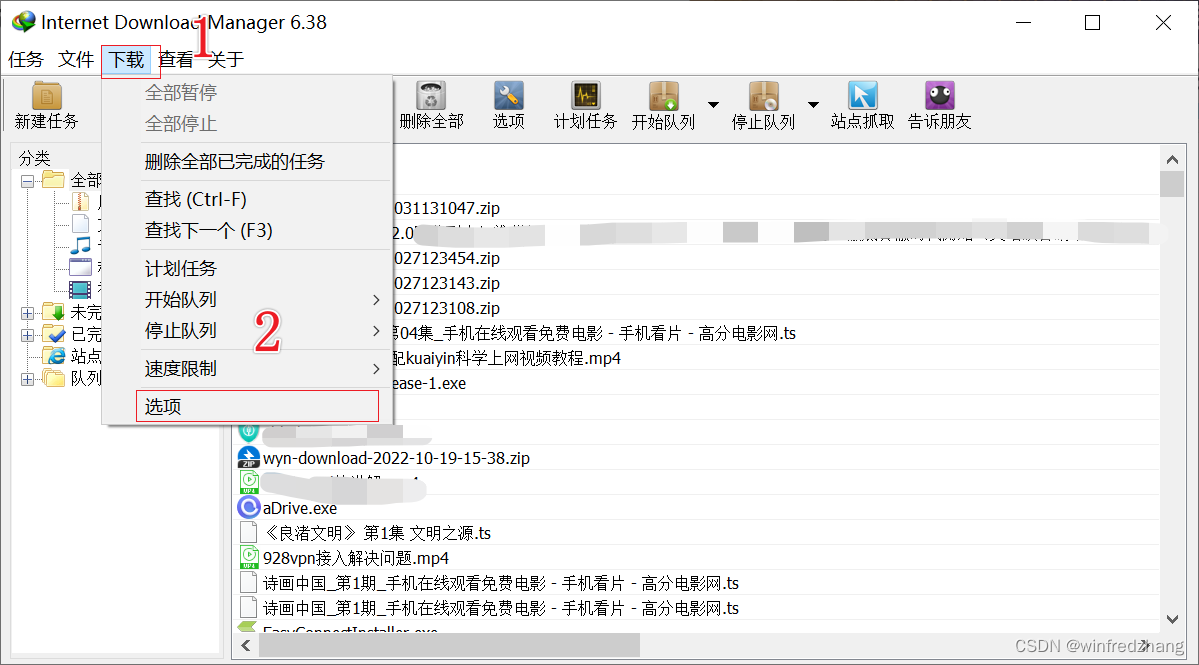 chrome中下载文档时设置成不使用idm下载器的方法