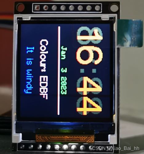 Esp8266+TFT1.44(ST7735)实现基本的时钟功能_st7735s配8266教程-CSDN博客