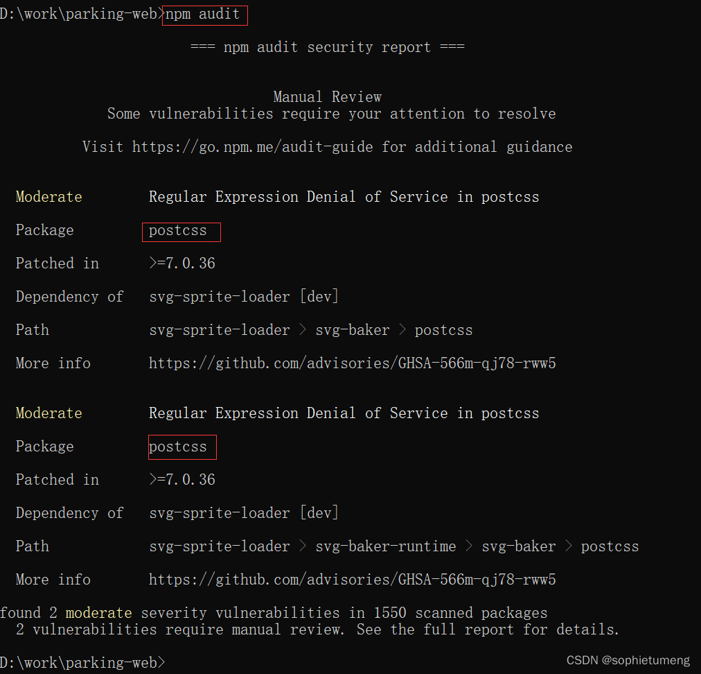 Npm Install失败显示 2 Vulnerabilities Required Manual Review And Could Not ...