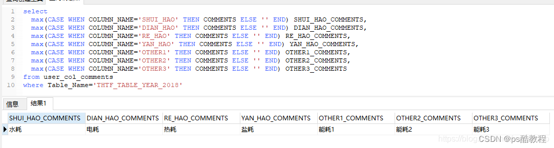 sql case when用法