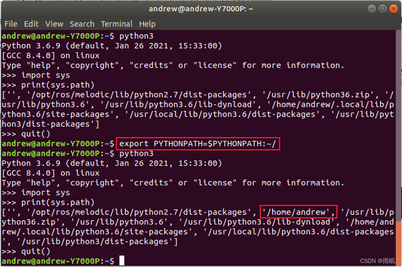 设置python环境PYTHONPATH_python pythonpath-CSDN博客
