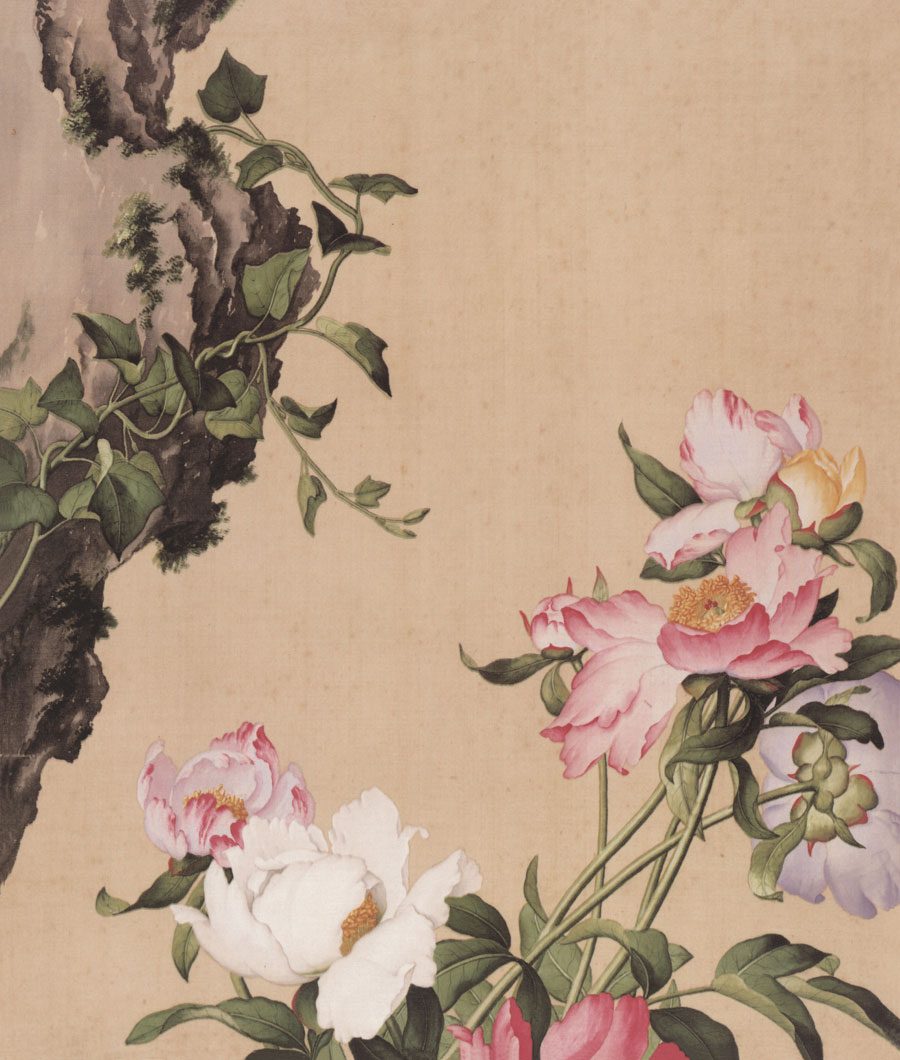 名画332 郎世宁《花鸟图册十六开》_书剑飘〇的博客-csdn博客