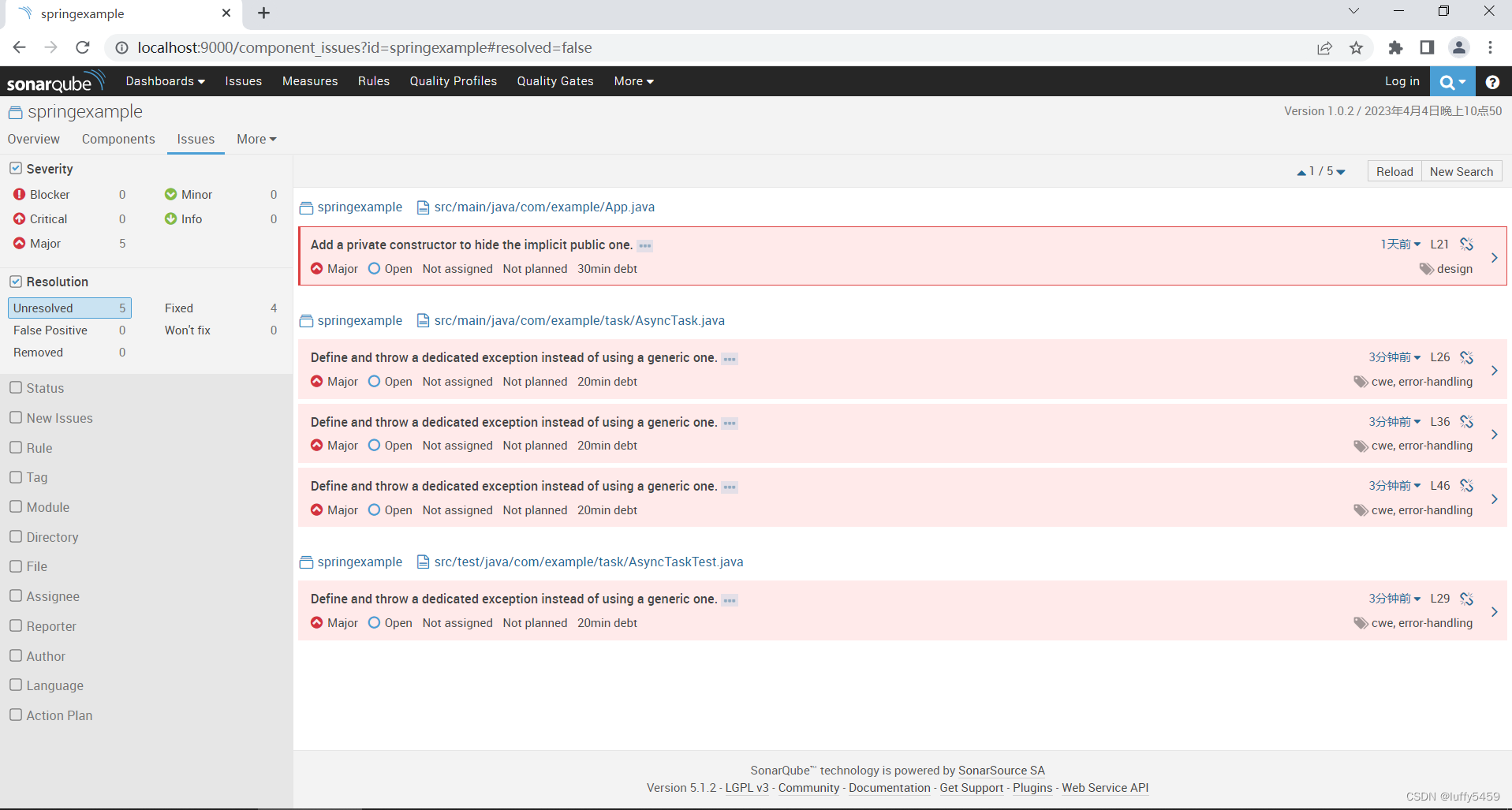 windows下sonarqube+sonar-runner安装记录
