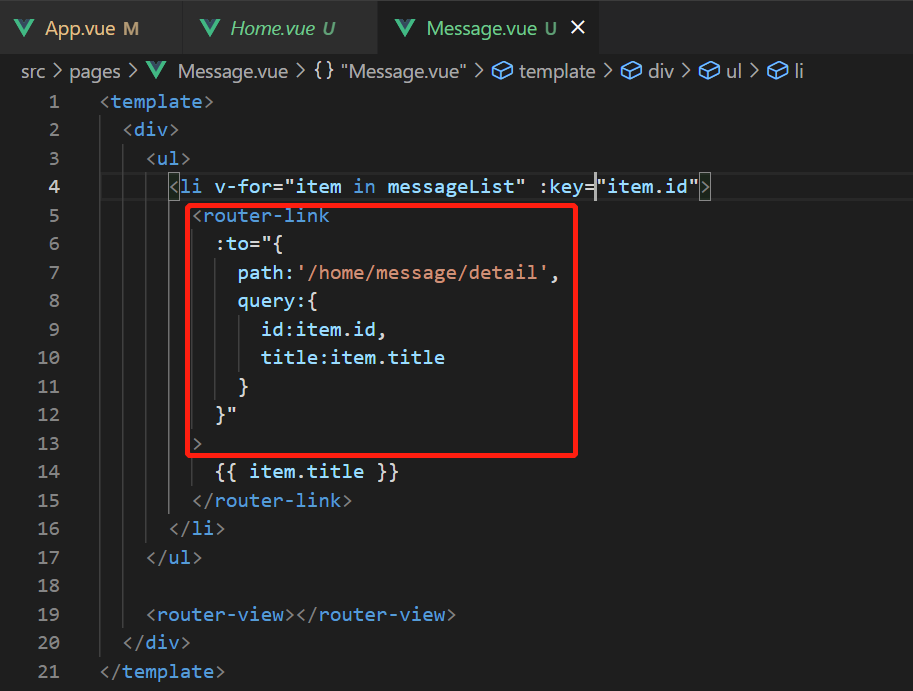 vue路由route详解（3）query参数_vue route.queryCSDN博客