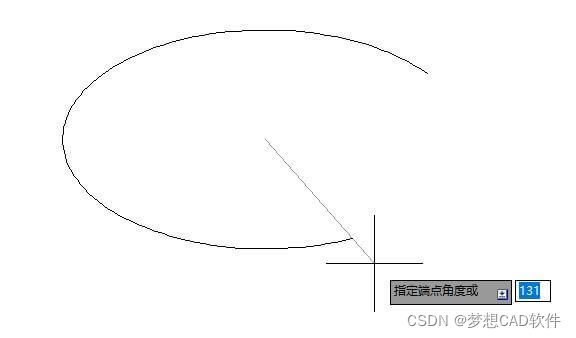 AUTOCAD——椭圆与椭圆弧命令