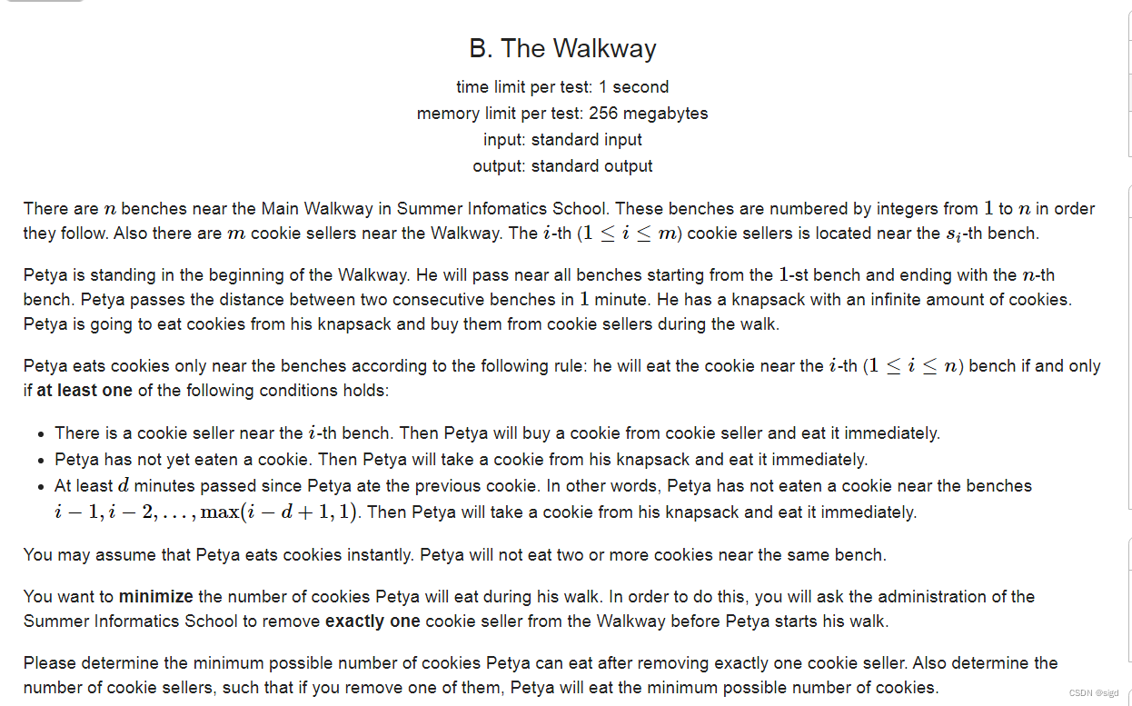 Codeforces Round 893 (Div. 2)-B. The Walkway