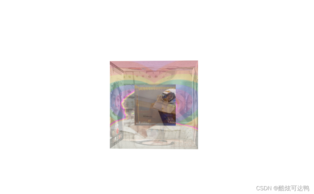 HTML+CSS实现3D立体相册