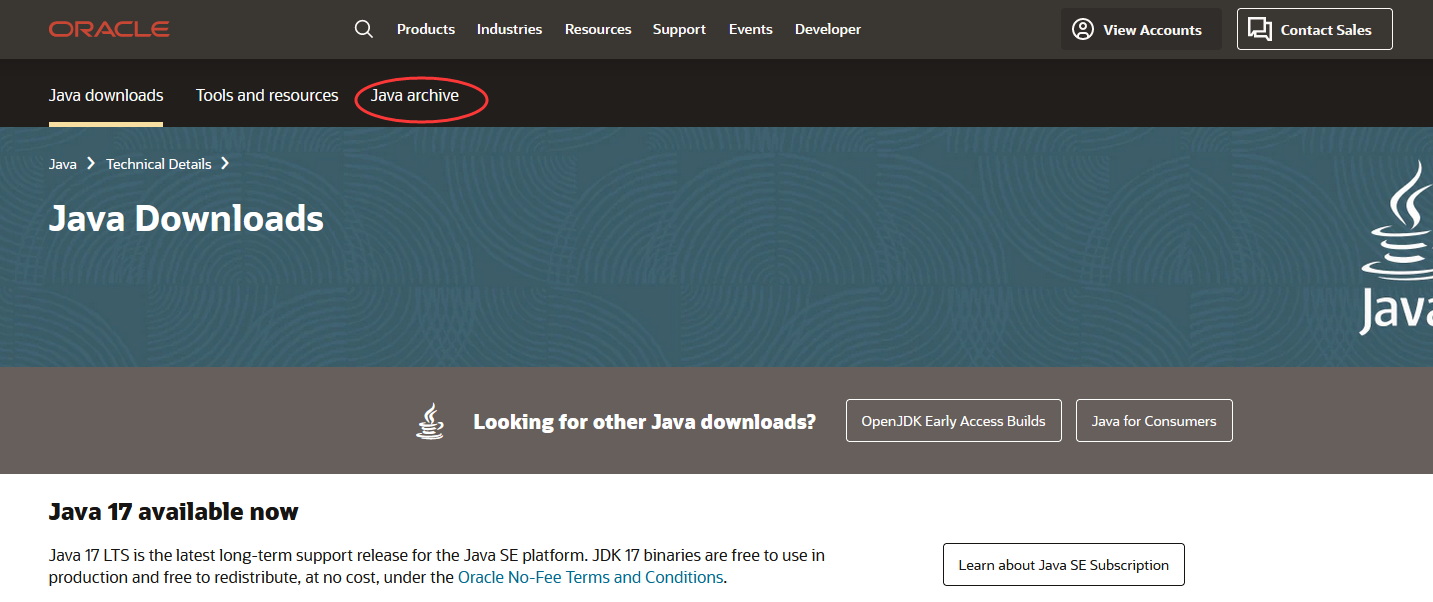 Python成神之路 工作笔记 如何在官网下载jdk的历史版本
